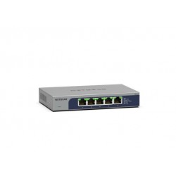 NETGEAR MS105 5-port multi-gig 2.5G Unmanaged Switch Metal Housing Fanless for Desktop and Wall Mounting
