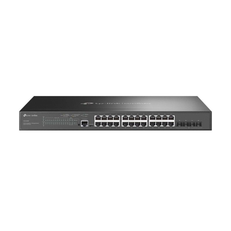 TP-LINK JetStream 28-Port Gigabit L2+ Managed Switch with 24-Port PoE+