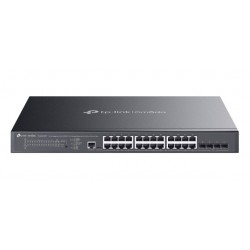 TP-LINK SG3428XMPP Omada 24-Port Gigabit 4-Port 10GE SFP+ L2+ Managed Switch 16x PoE+ 8x PoE++