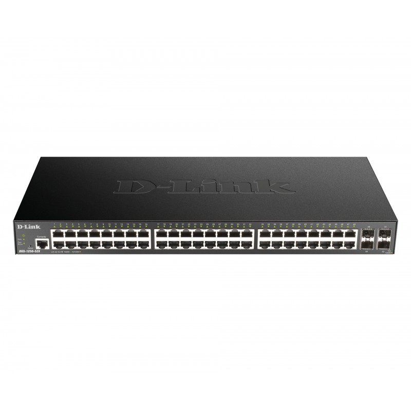 D-LINK 52-Port Smart Managed Gigabit Switch 4x 10G dlink green 3.0 48x 10 100 1000Mbit s TP RJ-45 Port 4x 10Gbit s Fiber SFP+