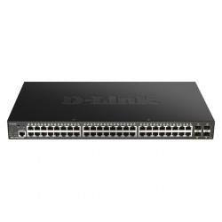 D-LINK 52-Port Smart Managed PoE+ Gigabit Switch 4x 10G dlink green 3.0 48x 10 100 1000Mbit s TP RJ-45 Port 4x 10Gbit s Fiber SF