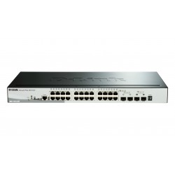 D-LINK 28-Port Smart Managed PoE Gigabit Stack Switch 2x 10G dlink green 3.0 24x 10 100 1000Mbit s TP RJ-45 PoE Port 802.3at