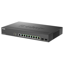 D-LINK Smart+ L2+ 8 ports 2.5 GbE PoE+ and 2 ports 10 GbE SFP+ - Budget PoE 240 W