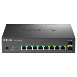 D-LINK Smart+ L2+ 8 ports 2.5 GbE PoE 1-2 60W - 3-8 30W and 2 ports 10 GbE SFP+ - Budget PoE 120 W