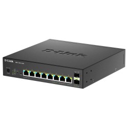 D-LINK Smart+ L2+ 8 ports 2.5 GbE PoE 1-2 60W - 3-8 30W and 2 ports 10 GbE SFP+ - Budget PoE 120 W