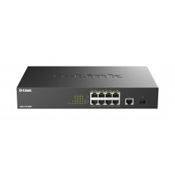 D-LINK 8 Gigabit PoE PoE+ ports And 1 Gigabit port And 1 SFP port Metallic 125W PoE budget