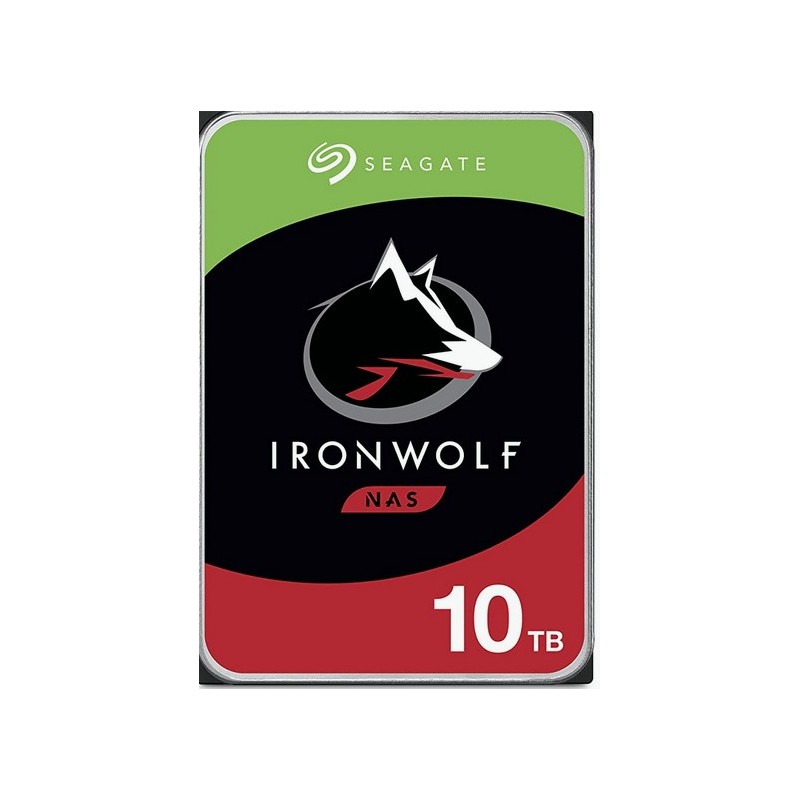 Disque Dur 3.5 10To SATA3 SEAGATE 5900Trs min -256Mb cache - IronWolf Ref   ST10000VN000 Garantie constructeur.