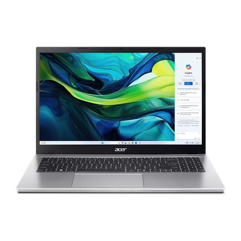 Portable 15.6 Acer AG15-42P RYZEN 5 7430U- 8Go DDR4 -SSD-512Go Win 11 Home - Couleur Gris   Noir Réf   NX.J7WEF.01H.