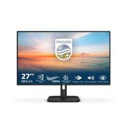 Moniteur 27 - IPS 1ms PHILIPS - 120Hz - 16 9 - FHD 1920x1080 - Noir HDMI, VGA, DisplayPort - Multimédia Ref   27E1N1200A