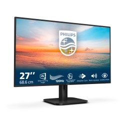 Moniteur 27 - IPS 1ms PHILIPS - 120Hz - 16 9 - FHD 1920x1080 - Noir HDMI, VGA, DisplayPort - Multimédia Ref   27E1N1200A