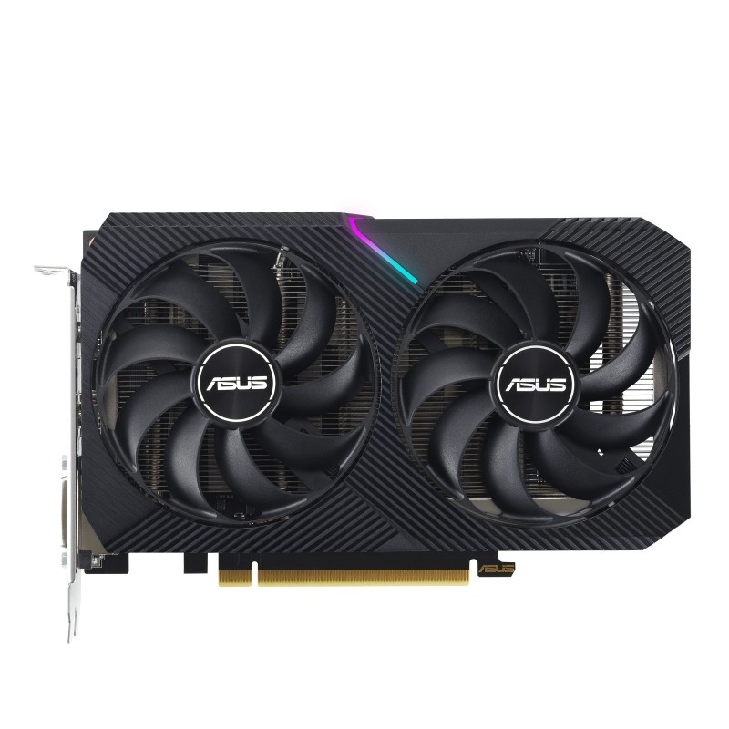 ASUS DUAL GeForce RTX3050 OC O8G V2 PCI Ex4.0  DDR6  1 HDMI   3 DP  Réf   DUAL-RTX3050-O8G OC LHR V2.