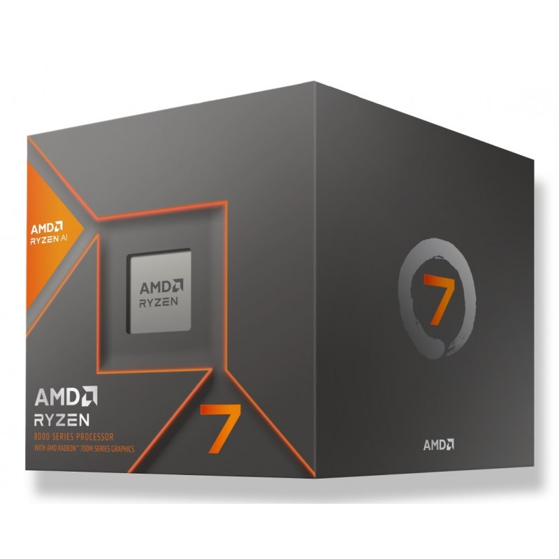 CPU AMD RYZEN 7 8700G BOX Socket AM5  (3.8GHz   5.1 GHz) Ref   100-100001236SBX.