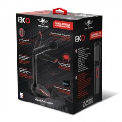 Micro sur pied SPIRIT OF GAMER Gaming et Multimédia Câble 140 MM Connexion USB Réf   MIC-EKORE