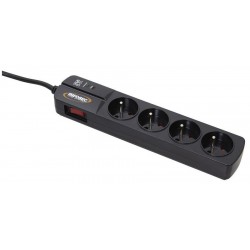 Parasurtenseur 4 prises FR INFOSEC S4 BLACK LINE II Réf   61294