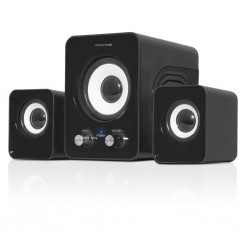 HP ADVANCE 2.1 NOIR 2X1.5 W + 3W  RMS prise jack . alimenté par USB Réf   SP-U803BK