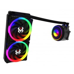 WATERCOOLING M.RED AIO 240MM RGB RAINBOW - AIRW-24- Socket AM2+,AM3,AM4,1151,1200 et 1700 - Réf   AIRW-24.