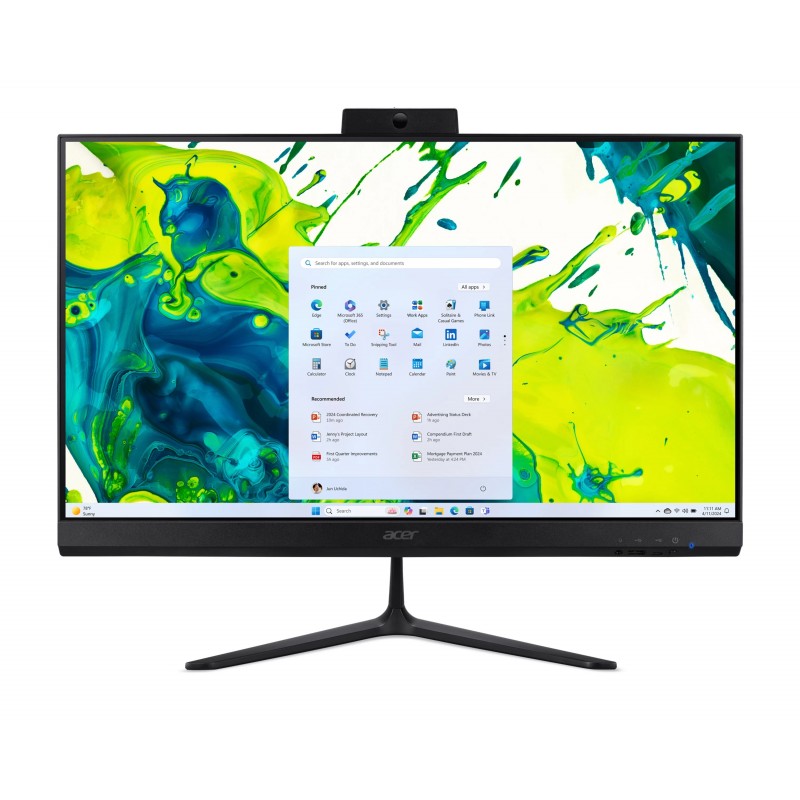 ACER Aspire C24B-GCZN AMD Ryzen 3 5400U 23.8p FHD 8Go DDR4 512Go SSD UMA W11H Noir
