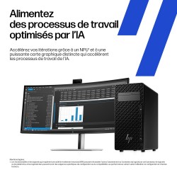 HP Z2 Tower G1i Intel Core Ultra 9 285K 64Go 1To PCIe Gen5 NVIDIA RTX PRO 4000 Blackwell 24Go W11P 3 3 3