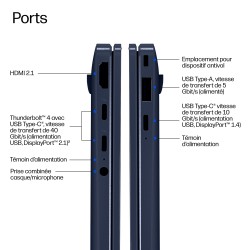 HP EliteBook X G2i AI Intel Core Ultra X7 358H 14p WUXGA 64Go LPDDR5X 1To SSD be+BT LTE 5G 3C Batt FPS UMA W11P NG PRM 1yr Wrty
