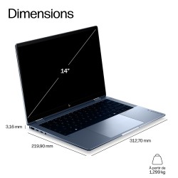 HP EliteBook X Flip G2i AI Intel Core Ultra 5 325 14p WUXGA 32Go LPDDR5X 512Go SSD be+BT 3C Batt FPS UMA W11P 1yr Wrty