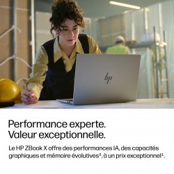 HP ZBook X G2i 16 Intel Core Ultra 7 356H 16p WUXGA 48Go DDR5 1To SSD be+BT 6C Batt FPS W11P NG PRM 1yr Wrty