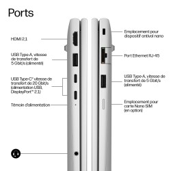 HP ProBook 4 G2i 13 AI Intel Core 5 315 13.3p WUXGA 16Go DDR5 512Go SSD ax6G+BT 3C Batt W11P 1yr Wrty