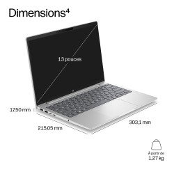 HP ProBook 4 G2i 13 AI Intel Core 5 315 13.3p WUXGA 16Go DDR5 512Go SSD ax6G+BT 3C Batt W11P 1yr Wrty