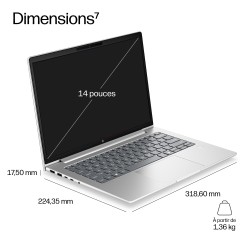 HP ProBook 4 G2i 14 AI Intel Core 5 315 14p WUXGA 16Go DDR5 512Go SSD ax6G+BT 3C Batt W11P 1yr Wrty