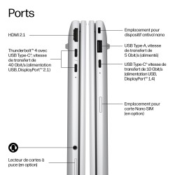 HP EliteBook 8 G2i 13 AI Intel Core Ultra 5 325 13.3p WUXGA 16Go LPDDR5X 512Go SSD be+BT 3C Batt FPS W11P 1yr Wrty