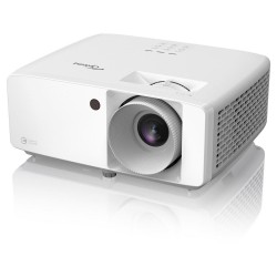OPTOMA ZH420 FHD 1920x1080 4300lm Laser Projector 300 000 1 TR 1.12 1 1.47 1 2HDMI 1 RJ45 USB-A Power Audio 3.5mm 3Kg White