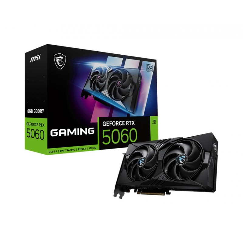 Carte. MSI RTX 5060 8G GAMING OC GDDR7- 1xHDMI -3xDP- PCI.Express16 Réf   912-V537-005.