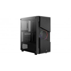 Boitier Moyen Tour ATX  AEROCOOL Menace Saturn F RGB NOIR 2 xUSB3.0 -1 ventil-Panneau vitré Réf    ACCM-PV20013.11.