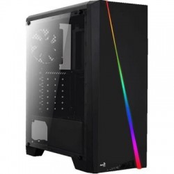 Boitier Moyen Tour ATX AEROCOOL Cylon Pro tempered Glass RGB NOIR -1 USB3-2 USB2 -1 ventil Réf   ACCM-PB10013.11.