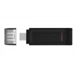 Cles 128Go USB-C 3.2 KINGSTON DataTraveler 70 Réf   DT70 128GB Sorecop inclus.