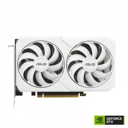 ASUS DUAL-RTX3060-O8G OC LHR -Blanc PCI Ex40 OC LH DDR6  2 HDMI   3 DP  Réf   DUAL-RTX3060-O8G-WHITE.