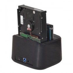 STATION DUAL DOCK  HDD SATA ADVANCE HDD 3.5" et 2.5" en USB 3.0 Réf  BX-3003U32