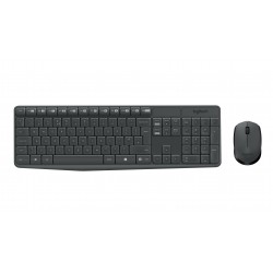 Clavier+Souris Sans fil MK235 BOITE LOGITECH en Noir USB Ref   920-007907