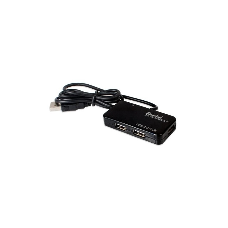 HUB 4Ports USB 2.0 AUTO ALIMENTE CONNECTLAND Réf   3401172