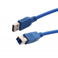 Cable USB3 A MALE vers B MALE 1.8M Réf   0107251