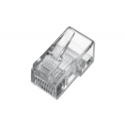 CONNECTEUR RJ11 SERTIR 6P4C PLAT vendu par 100p Réf   0306002