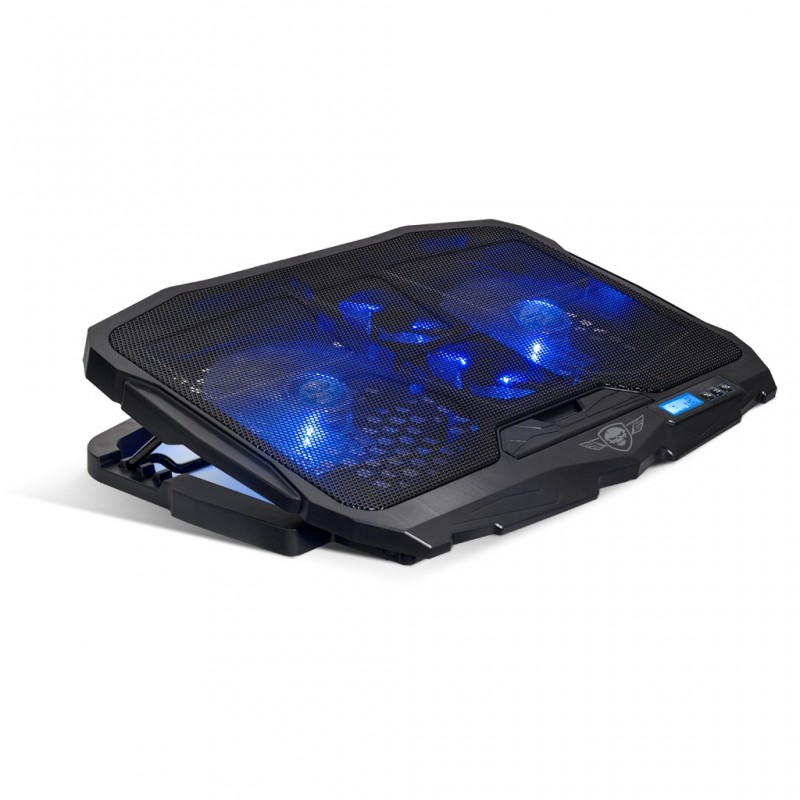 Refroidisseur AirBlade 600 Blue 17 pour portable 4 ventilateurs BLEU REF  SOG-VE600BL