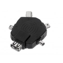 Adaptateur USB vers 5 MINI USB CONNECTLAND Réf   0301113