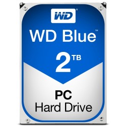 Disque Dur 3.5 2To 64Mo SATA3 WD 5400Trs min - CAVIAR BLUE Ref   WD20EZRZ Garantie constructeur