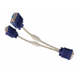 Adaptateur VGA M VERS 2 VGA F Réf   0108037