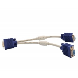 Adaptateur VGA M VERS 2 VGA F Réf   0108037