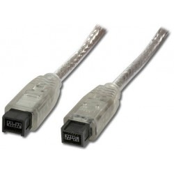 Cable IEEE 1394B 9Pins 9pins M-M 1.8 M CONNECTLAND Réf   0120033