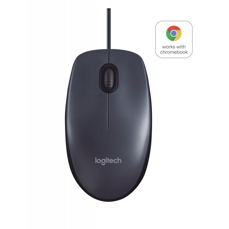 Souris Opt. LOGITECH Noir B100 -USB Réf   910-003357