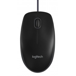 Souris Opt. LOGITECH Noir B100 -USB Réf   910-003357