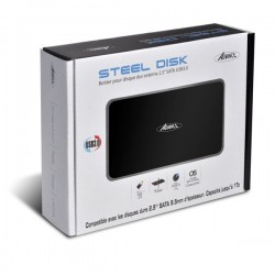 Boitier Externe 2.5 SATA USB 3.0 en alu ADVANCE Réf   BX-2525U3