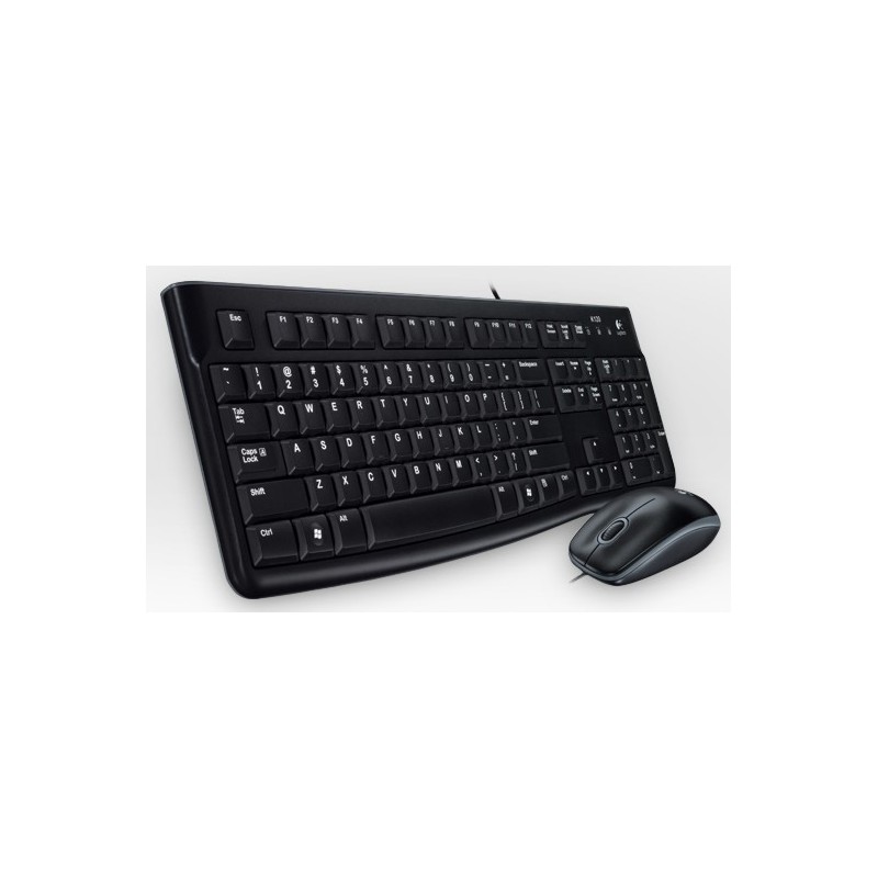 PACK Clavier+souris LOGITECH MK120 filaire USB Ref   920-002539